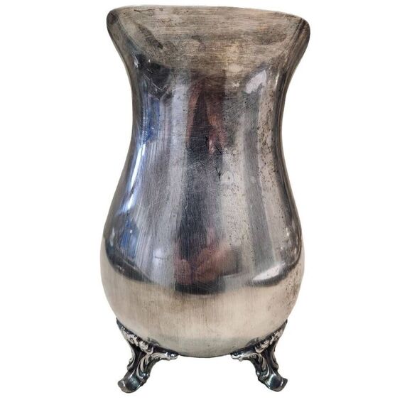 WM Rogers Silver plated water pitcher with ice guard Footed Stand Vintage - Picture 2 of 8